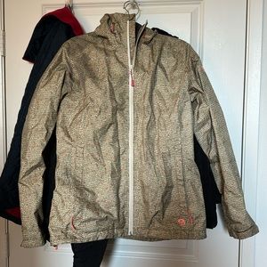 Mountain Hardware Geometric Pattern Rain Jacket